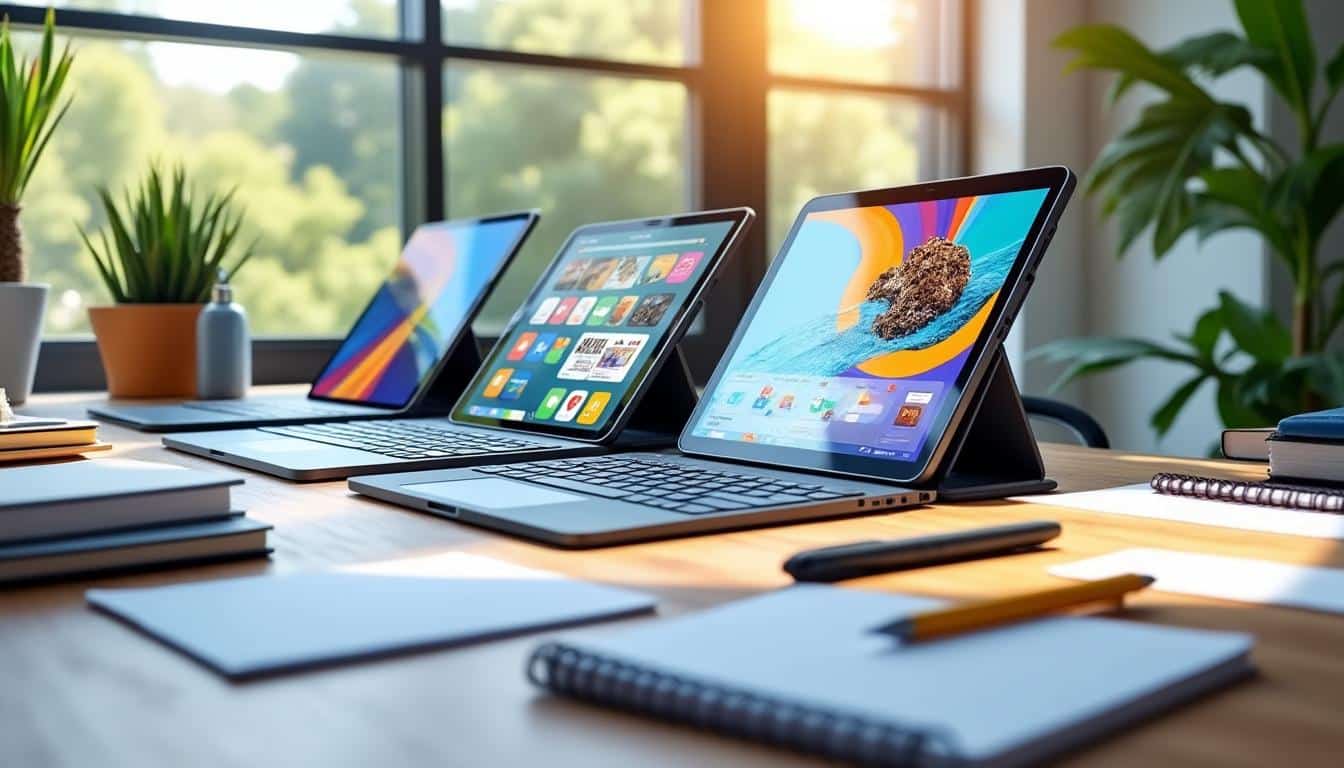 découvrez notre sélection des meilleures tablettes pour les étudiants en 2025. un guide complet pour choisir l'outil idéal qui allie performance, polyvalence et budget. ne ratez pas les fonctionnalités essentielles et les avis d'experts pour maximiser votre étude.