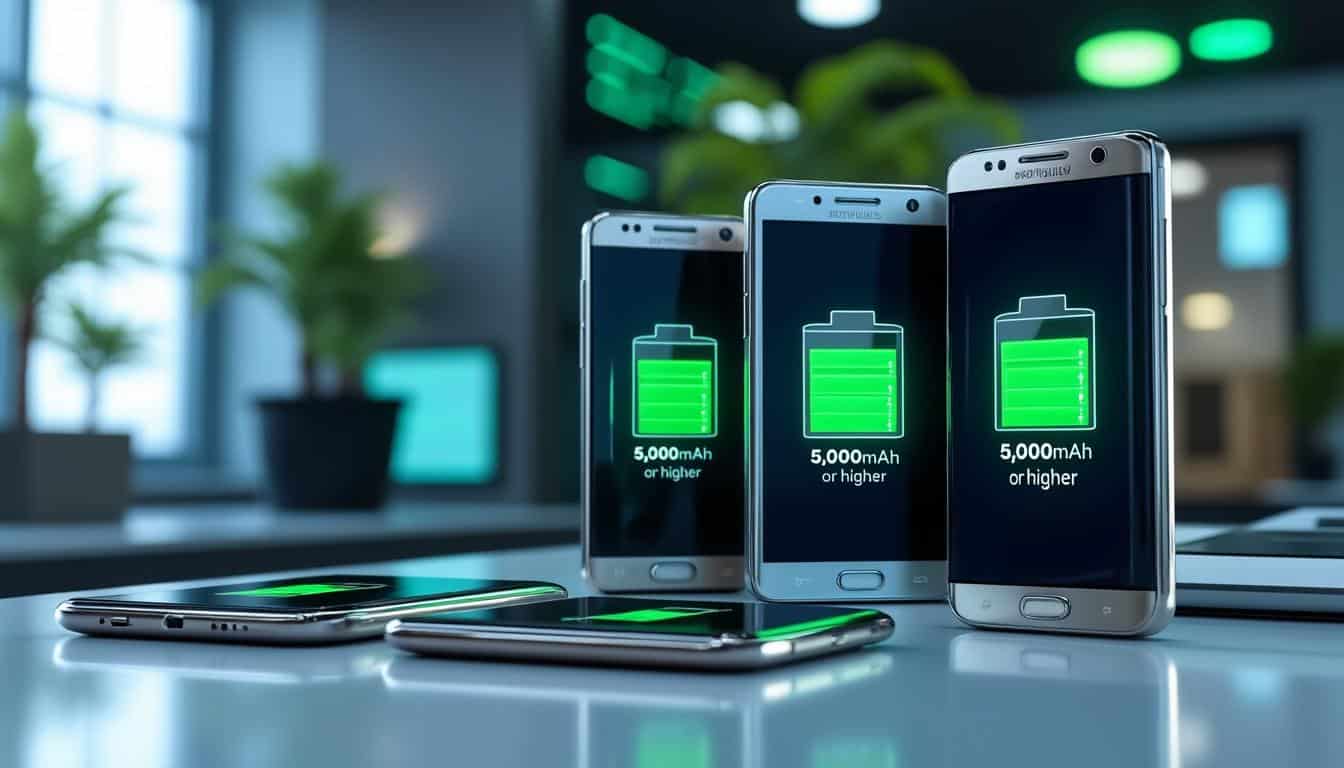 découvrez notre sélection des smartphones avec batterie 5 000 mah et plus, et trouvez ceux qui offrent la meilleure autonomie pour une utilisation prolongée sans recharge.