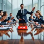 le vote des actionnaires souverains confirme et valide les décisions prises lors de l'assemblée générale, garantissant ainsi leur légitimité et leur application effective.