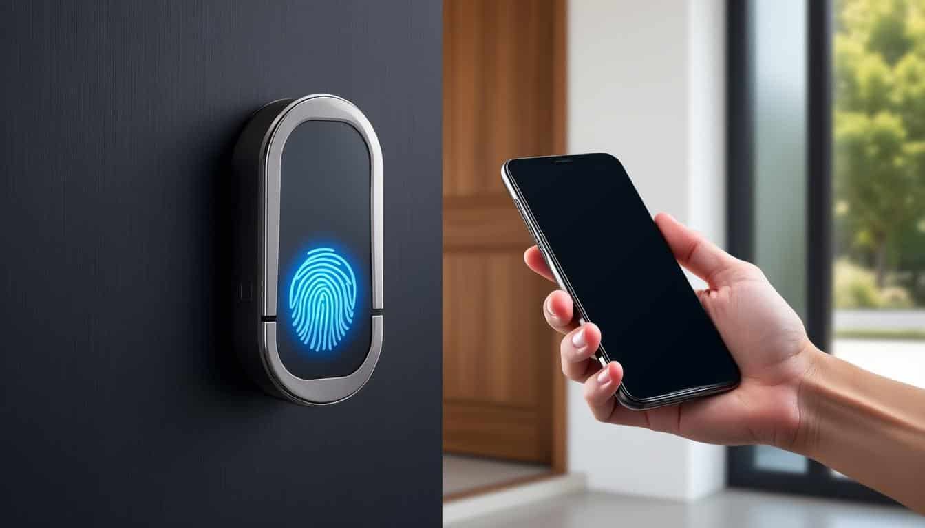 découvrez comment l'ouverture par empreinte digitale ou smartphone renforce la sécurité de votre serrure connectée pour un accès pratique et protégé.