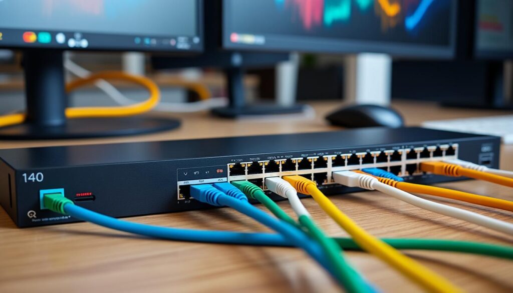découvrez comment le switch réseau facilite le raccordement filaire local de plusieurs ordinateurs, optimisant la communication et la gestion du réseau.