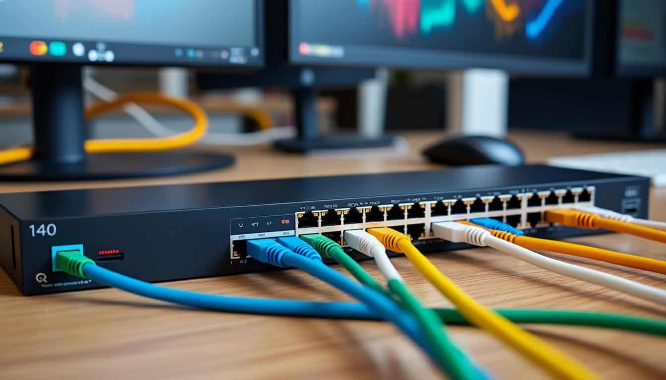 découvrez comment le switch réseau facilite le raccordement filaire local de plusieurs ordinateurs, optimisant la communication et la gestion du réseau.