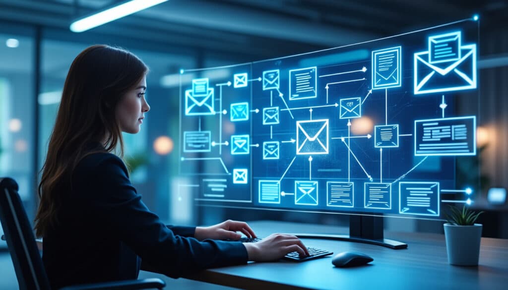 découvrez comment le marketing automation utilise l'envoi de séquences d'emails programmées et conditionnelles pour optimiser la communication client et augmenter l'efficacité des campagnes.